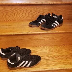 Adidas Classic Black and White Trainers